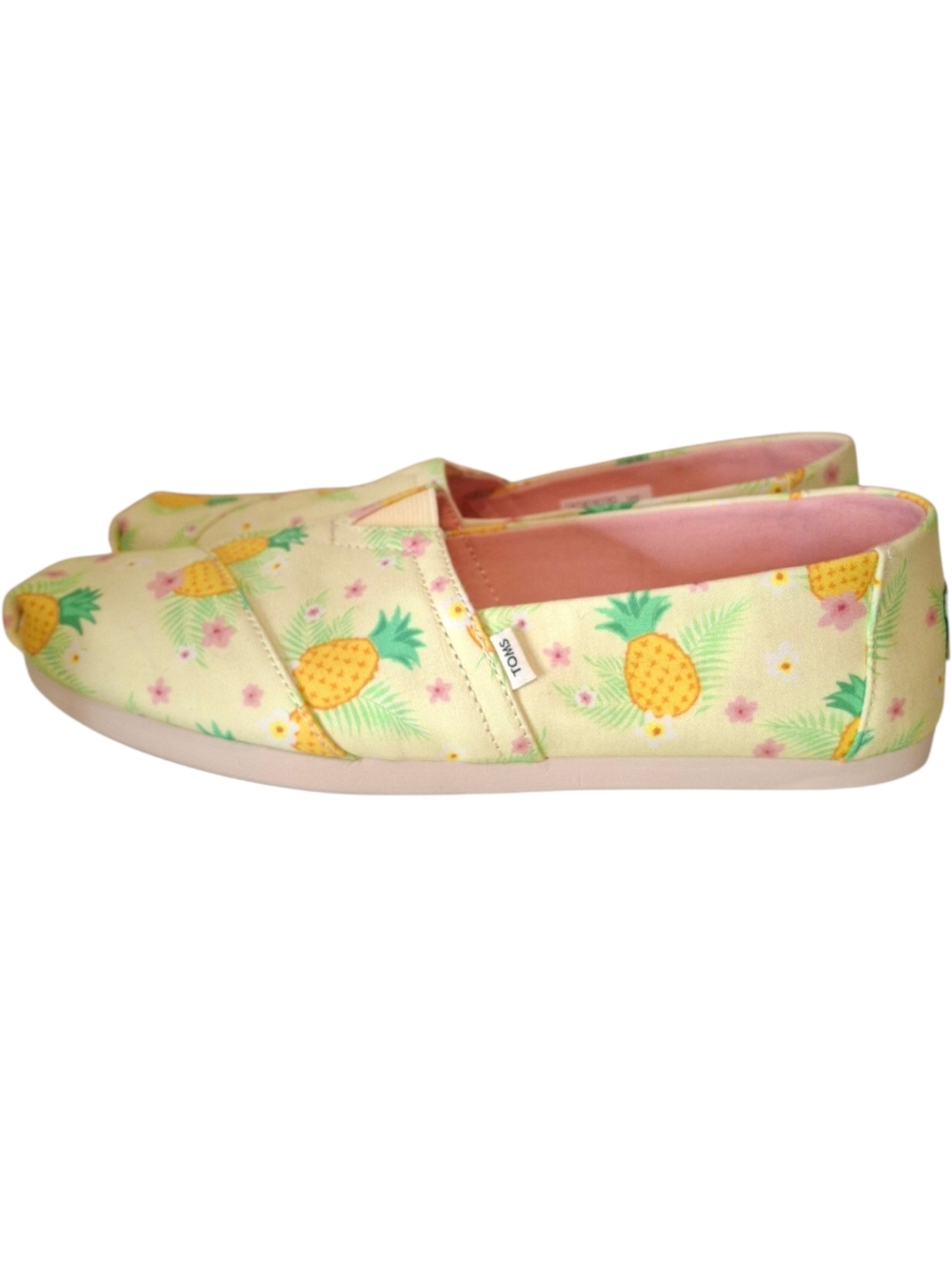 Women's  Alpargata Pineapple Graphic Slip On  Flats